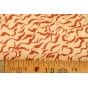 viscose imprimée wave beige et brique