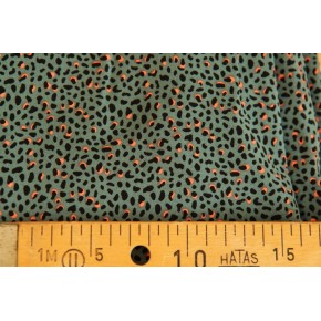 viscose imprimée - un chat sur un fil