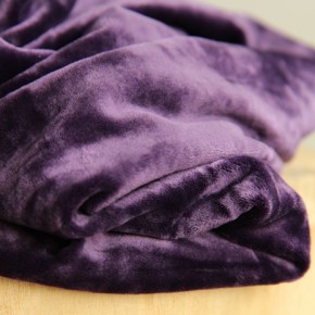 sweat velours pourpre