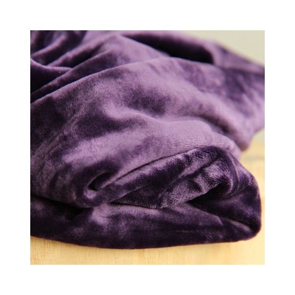 sweat velours pourpre