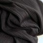 tissu maille côtelé noire - un chat sur un fil