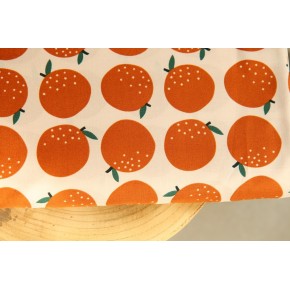 tissu en coton bio imprimé fruits
