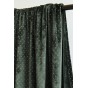 jersey de velours à pois - vert foncé