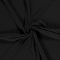 tissu maille côtelé noir