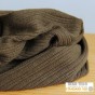 tissu jersey côtelé kaki