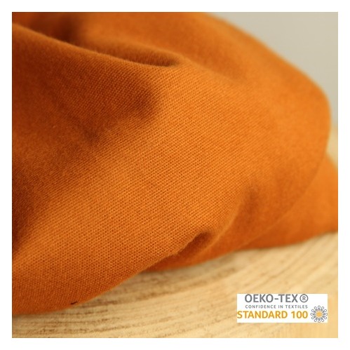 flanelle ocre en coton - oekotex flanelle ocre en coton - oekotex