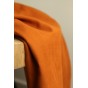 tissu flanelle de coton cognac - un chat sur un fil