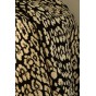 jacquard léopard noir et blanc