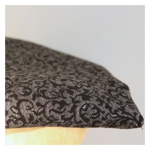 Tissu Jacquard Arabesque - gris et argenté Tissu Jacquard Arabesque - gris et argenté