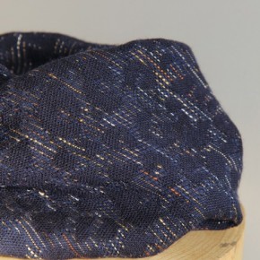 tissu jacquard léo marine