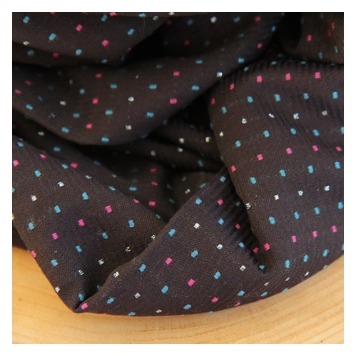 Tissu Jacquard petits pois Tissu Jacquard petits pois