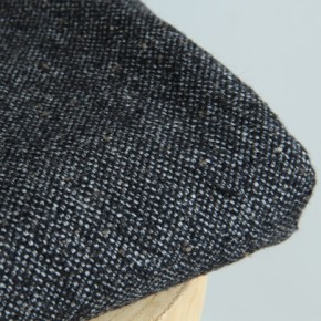 tissu lainage gris chiné beige - un chat sur un fil