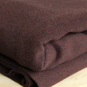 tissu lainage marron cuivré