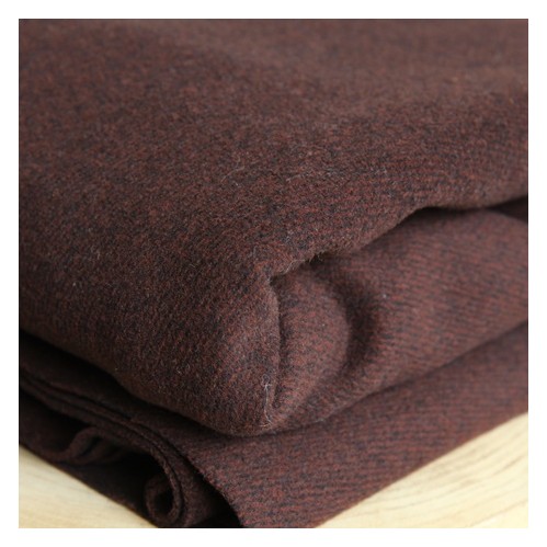 tissu lainage marron cuivré tissu lainage marron cuivré
