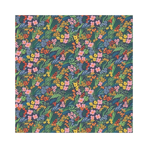 coton fleurs - rifle paper co - Léa blue