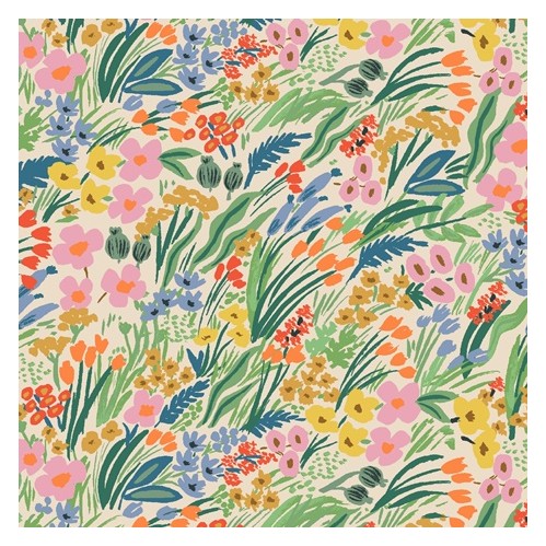 Coton Canvas Léa natural - Rifle Paper Co Coton Canvas Léa natural - Rifle Paper Co