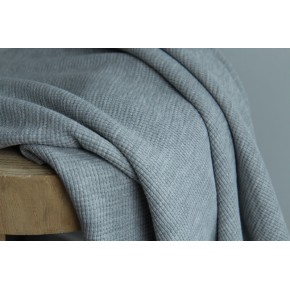 tissu jersey gris - un chat sur un fil