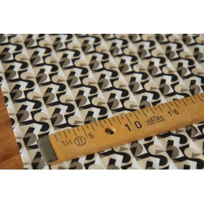 tissu viscose graphique