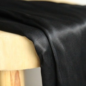 satin de viscose - noir