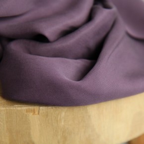 Twill de viscose mauve