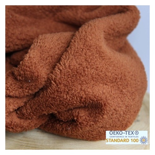 TISSU SHERPA MARRON - un chat sur un fil TISSU SHERPA MARRON - un chat sur un fil