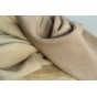 tissu molleton beige - un chat sur un fil