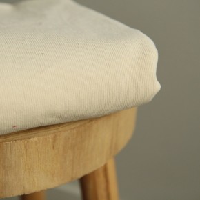 tissu velours milleraies écru