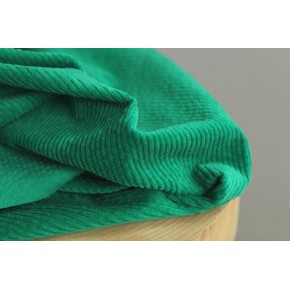 tissu velours vert pomme