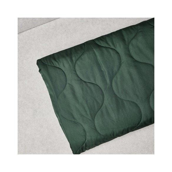 THELMA THERMAL QUILT - WAVE Bottle green