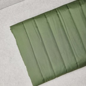 THELMA THERMAL QUILT - strip green khaki