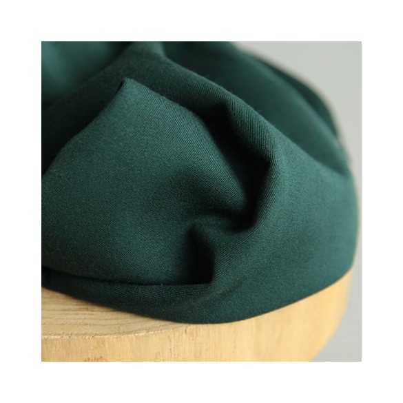 Gabardine souple - vert sapin