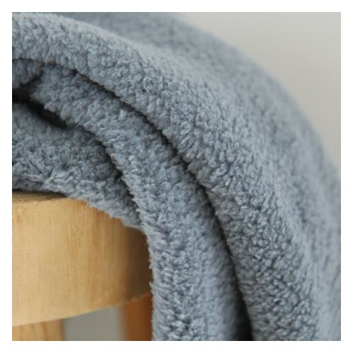 sherpa bleu - tissu moumoute sherpa bleu - tissu moumoute