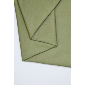 gabardine de coton bio - vert olive