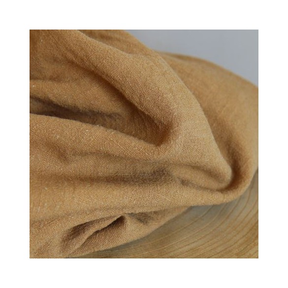 tissu Lin et Viscose - beige