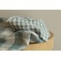 tissu double gaze céladon - un chat sur un fil