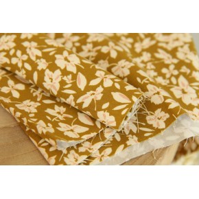tissu viscose imprimée fleurie