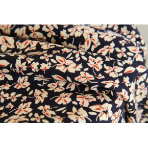 tissu viscose - un chat sur un fil