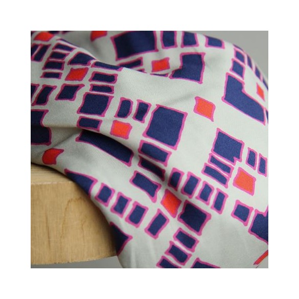 Twill de Viscose graphique - Aélia