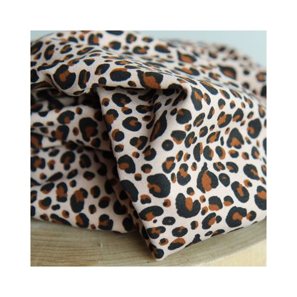 jersey imprimé léopard - un chat sur un fil
