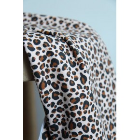 tissu en jersey coton - léopard