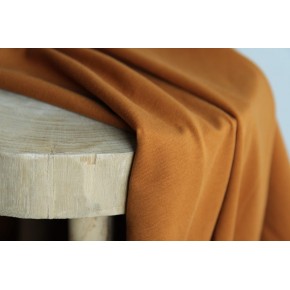 jersey coton marron - un chat sur un fil