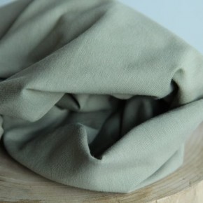 tissu jersey coton vert sauge