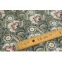 tissu fleurs céladon