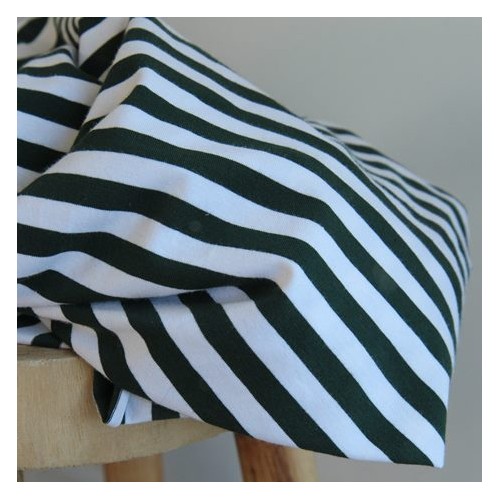 jersey rayures vert sapin et blanc jersey rayures vert sapin et blanc