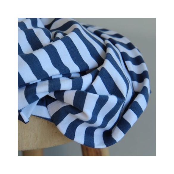 jerseu marinière blanc et bleu