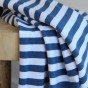 tissu rayé en jersey de coton