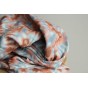 tissu tie and dye coton - un chat sur un fil