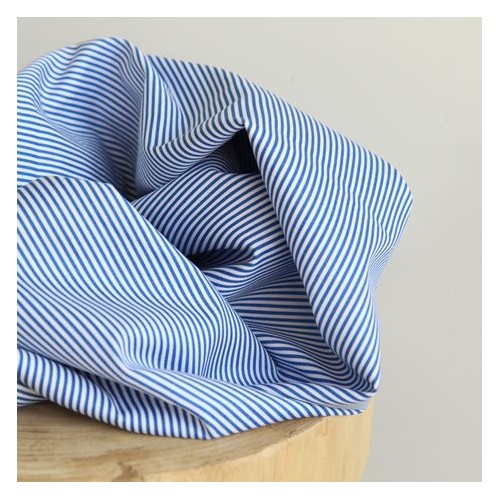coton rayures bleu/blanc coton rayures bleu/blanc