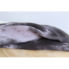 tissu imprimé tie and dye - noir