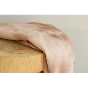 tissu double gaze mètre - beige